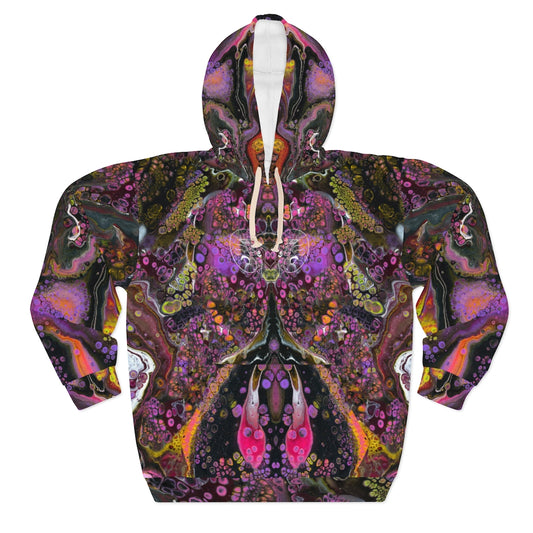 'Violet River' ARIES Fine Line Unisex Pullover Hoodie