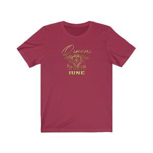 Queens are Born in June (Crowned Heart) Unisex Tee