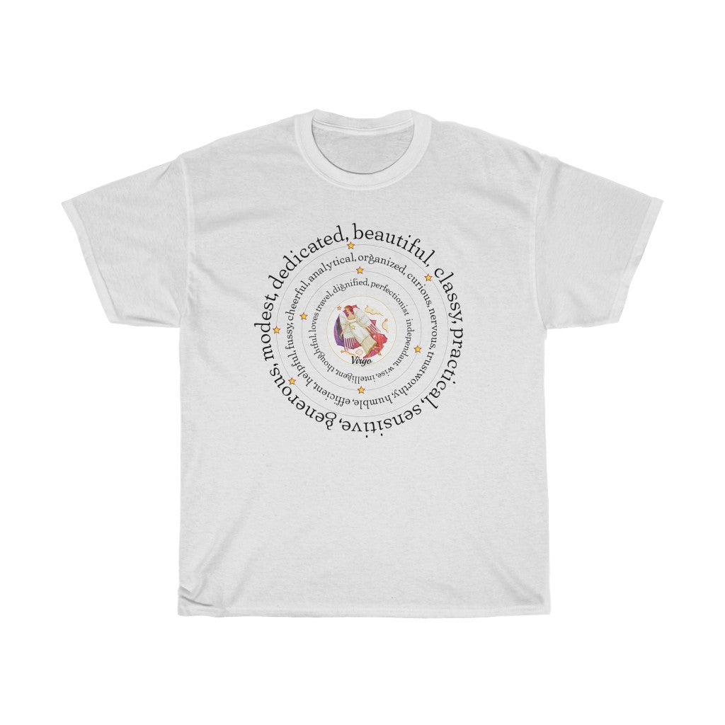 Around Virgo Unisex Heavy Cotton Tee