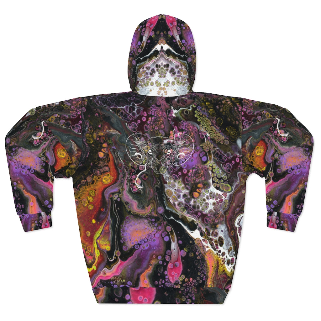 Aries Pour AOP Unisex Pullover Hoodie