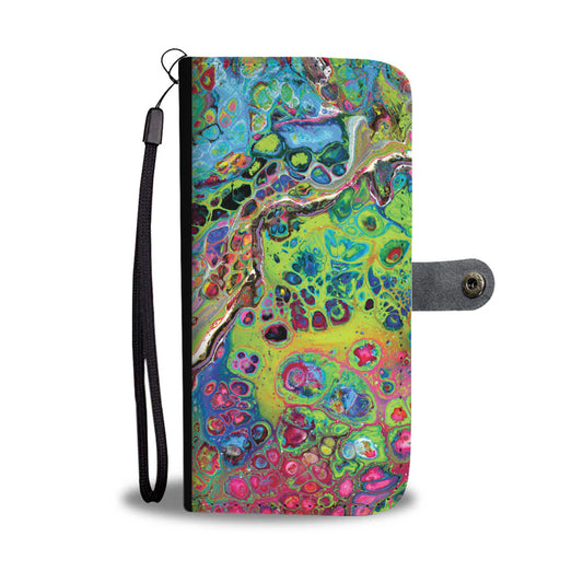 Wild Blue Cat Phone Wallet