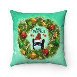 "EW- PEOPLE" Spun Polyester Square Pillow