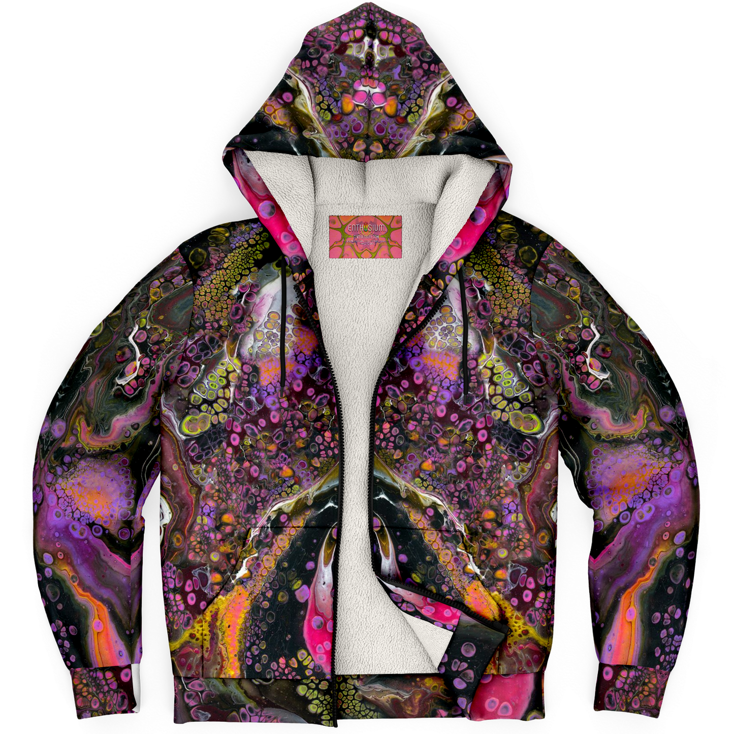 Violet River SAGITTARIUS Fleece-Lined Zip Hoodie