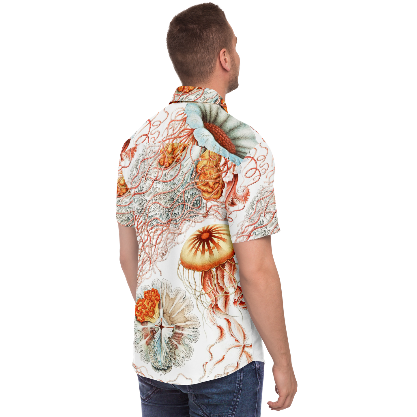 Men's Jellyfish Button-Down Shirt