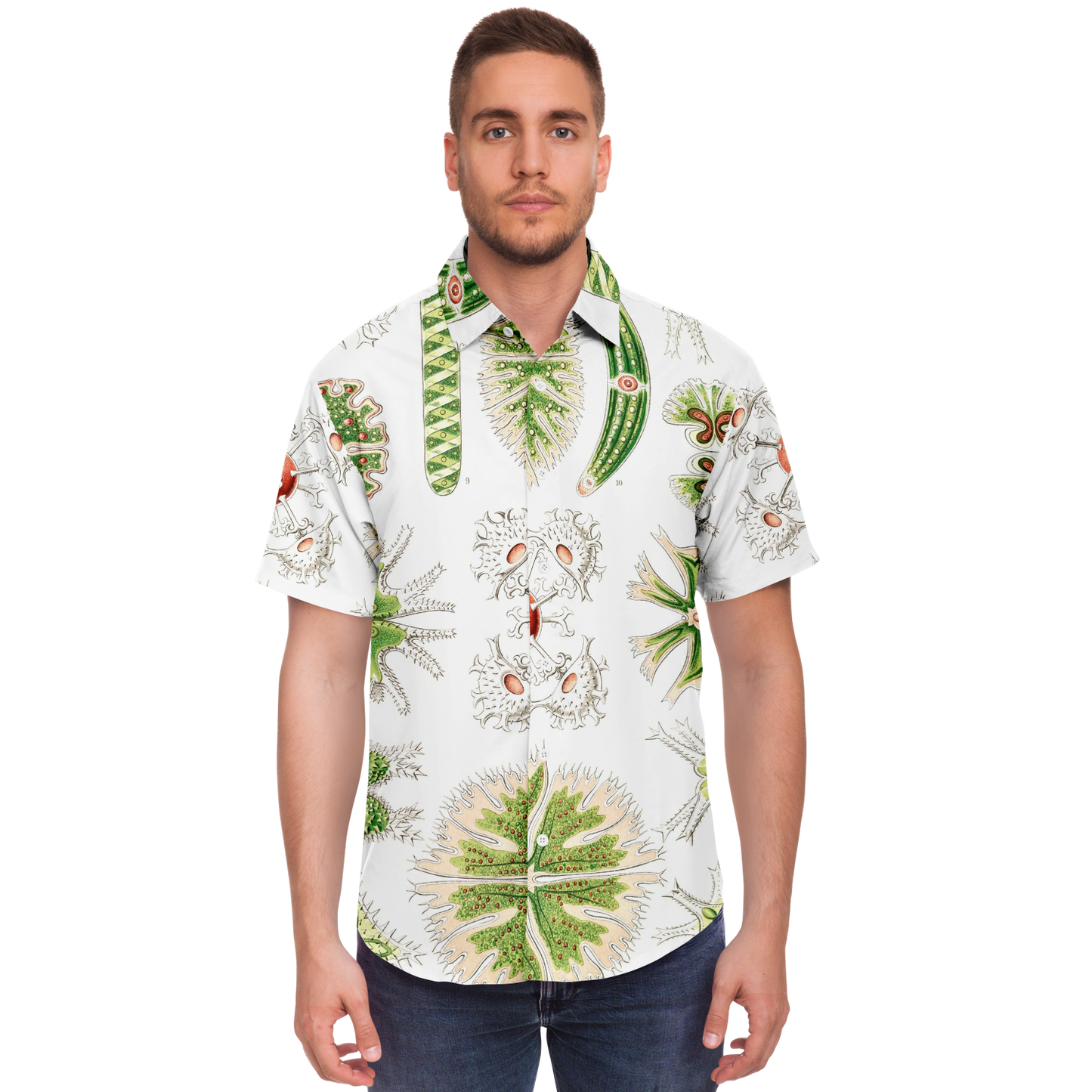 Men's Desmideia Botanical Button-Down Shirt