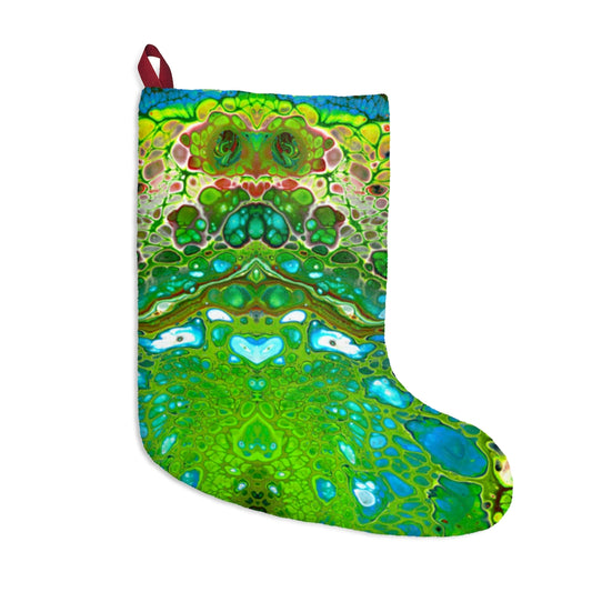 Green Dreamin'  Christmas Stocking