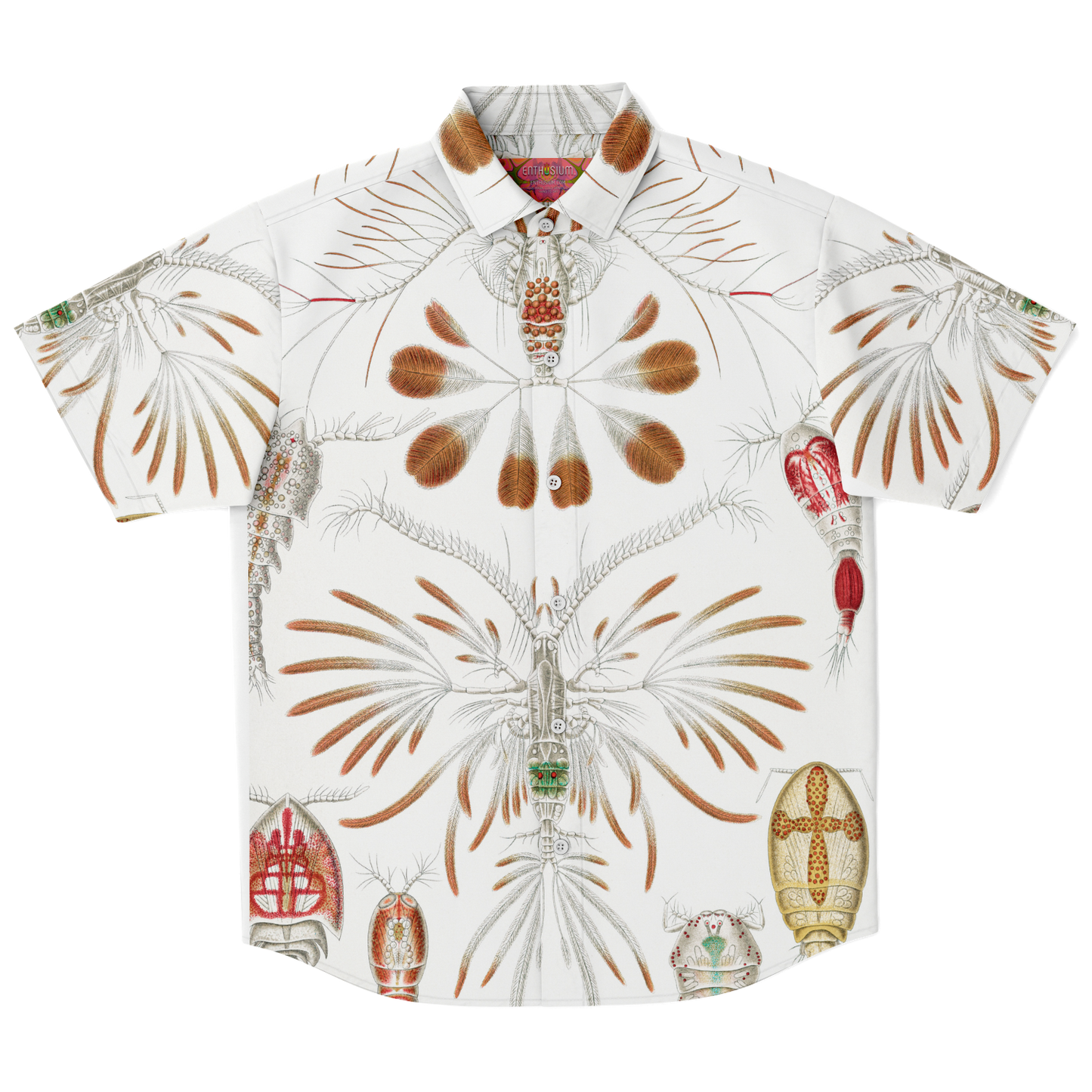 Men's Zoo Plankton Botanical Button-Down Shirt