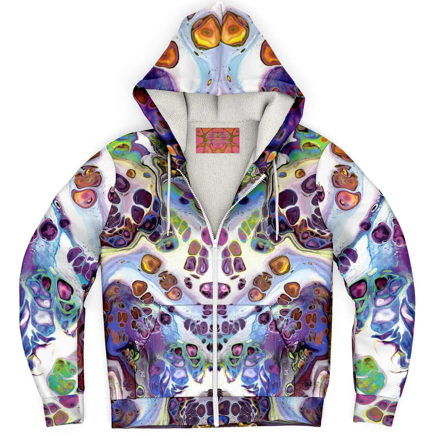 Marshmellow Melt Taurus Zip Hoodie