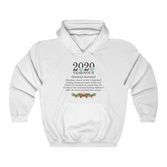 Funny Christmas, "2020 Definition" Unisex Heavy Blend™ Hooded Sweatshirt