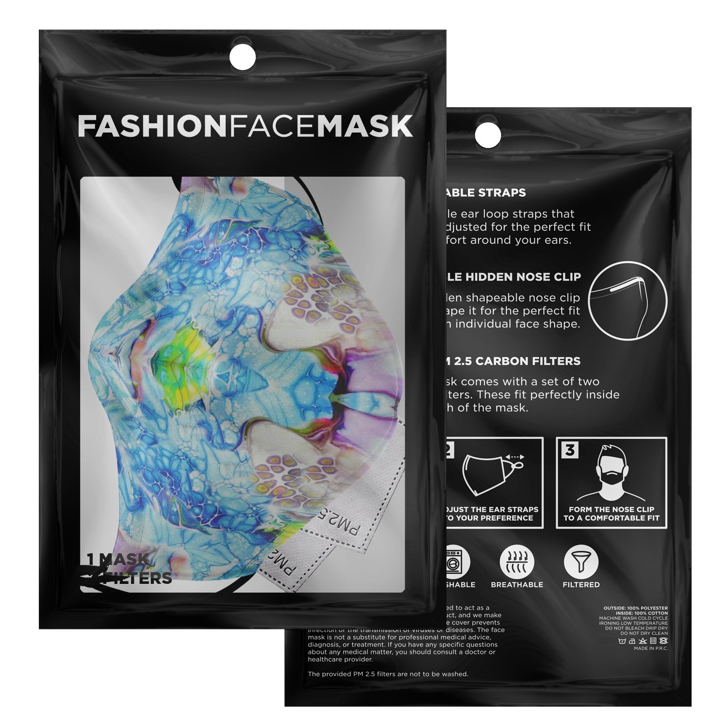 Rainbow Melt Face Masks
