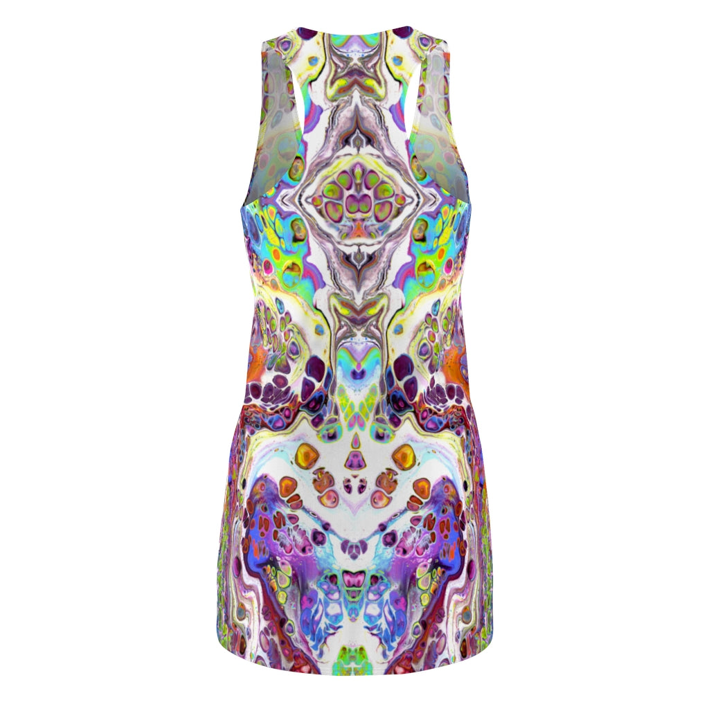 Rainbow Cosmos Racerback Dress