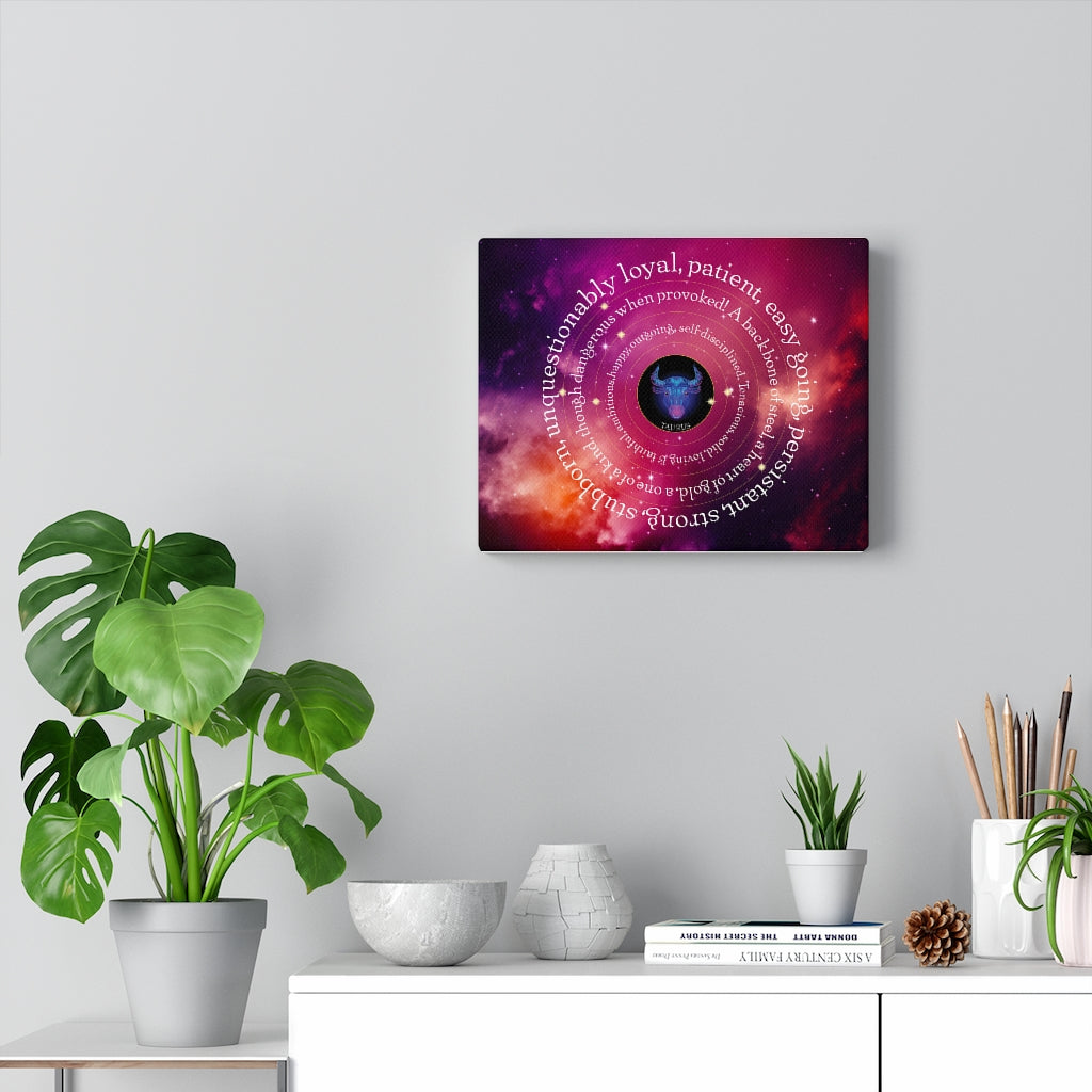 Around Taurus Cosmic Canvas Gallery Wraps