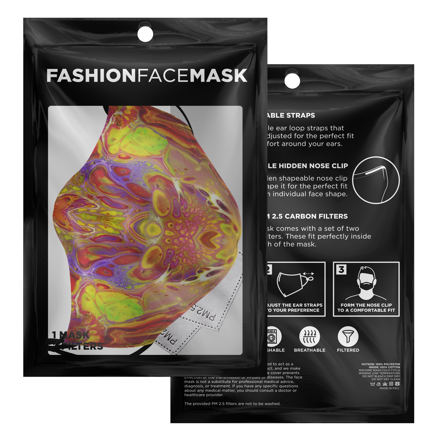 Mandala Melt Face Masks
