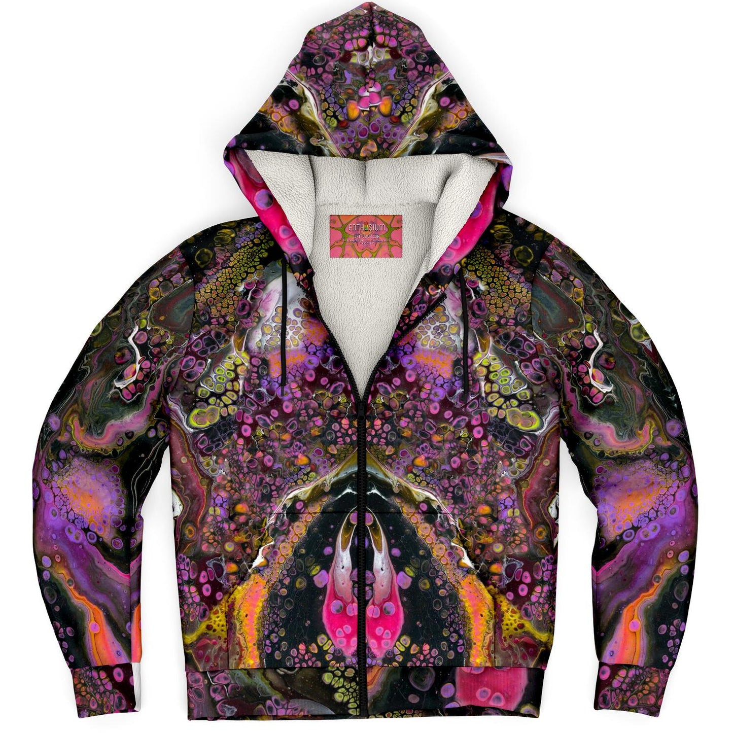 Violet River Pisces Fleece-Lined Zip Hoodie