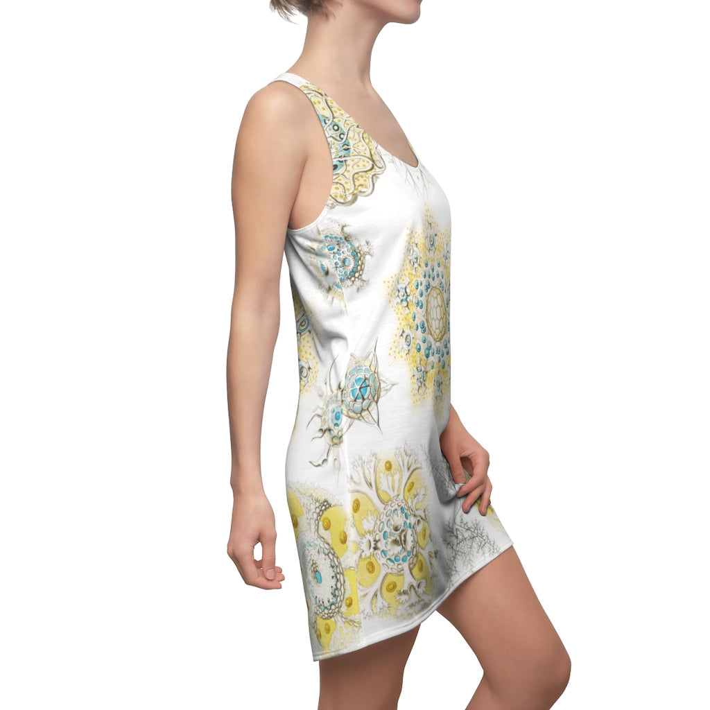 Yellow Polyzoa Racerback Dress