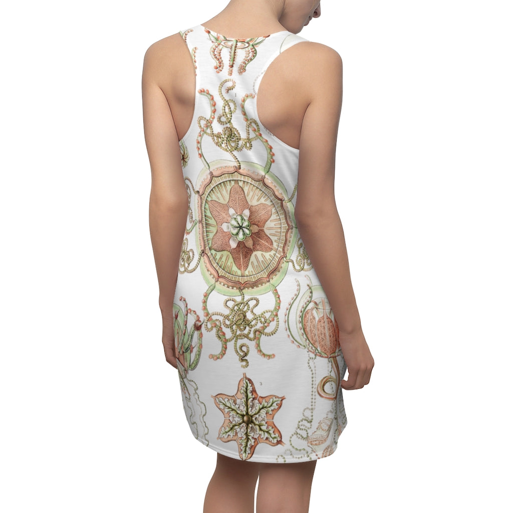 Vintage Jellyfish Botanical Racerback Dress