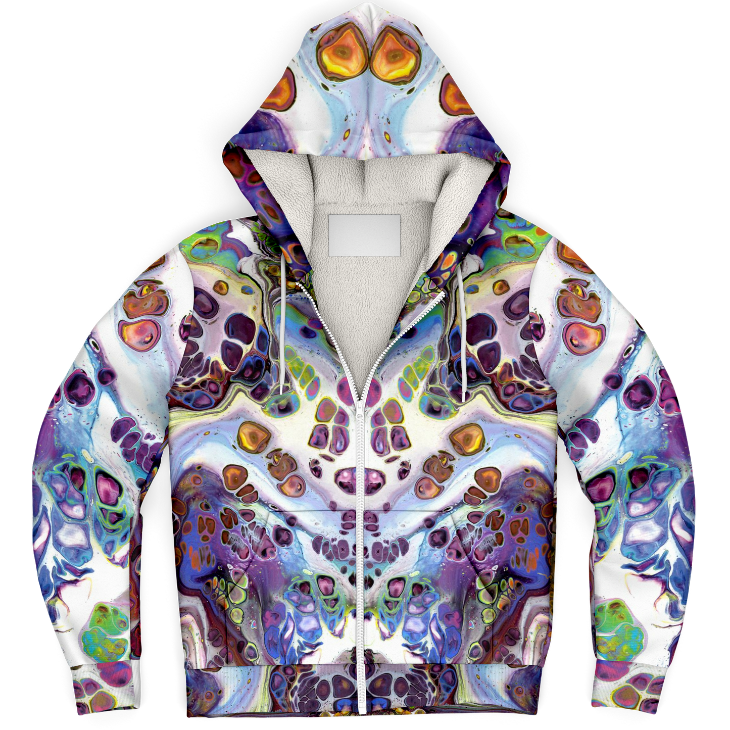 Marshmellow Melt Gemini Zip Hoodie