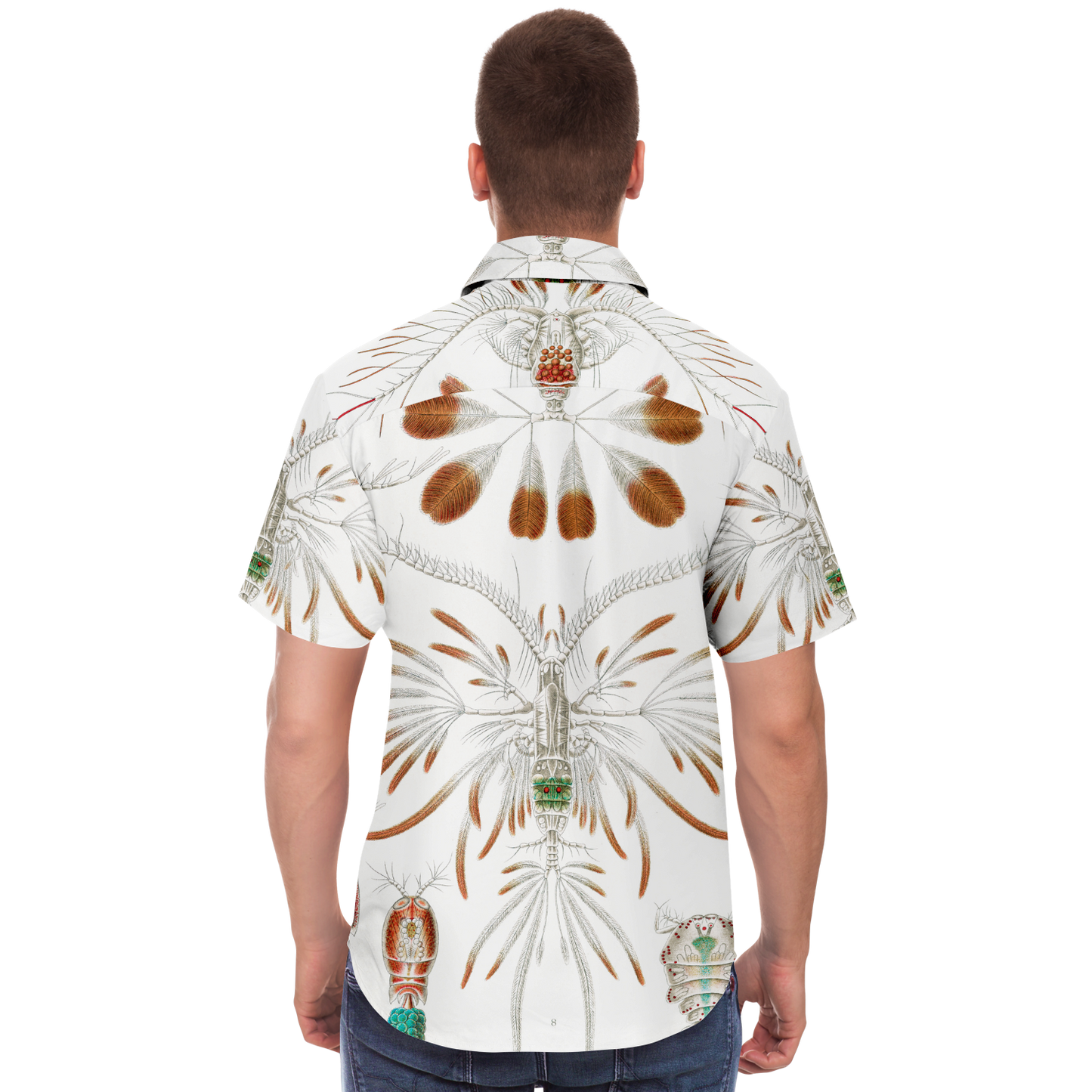 Men's Zoo Plankton Botanical Button-Down Shirt