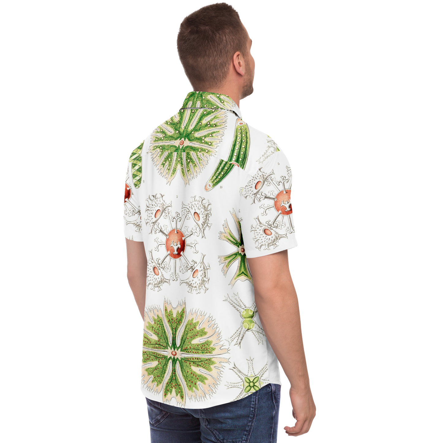 Men's Desmideia Botanical Button-Down Shirt