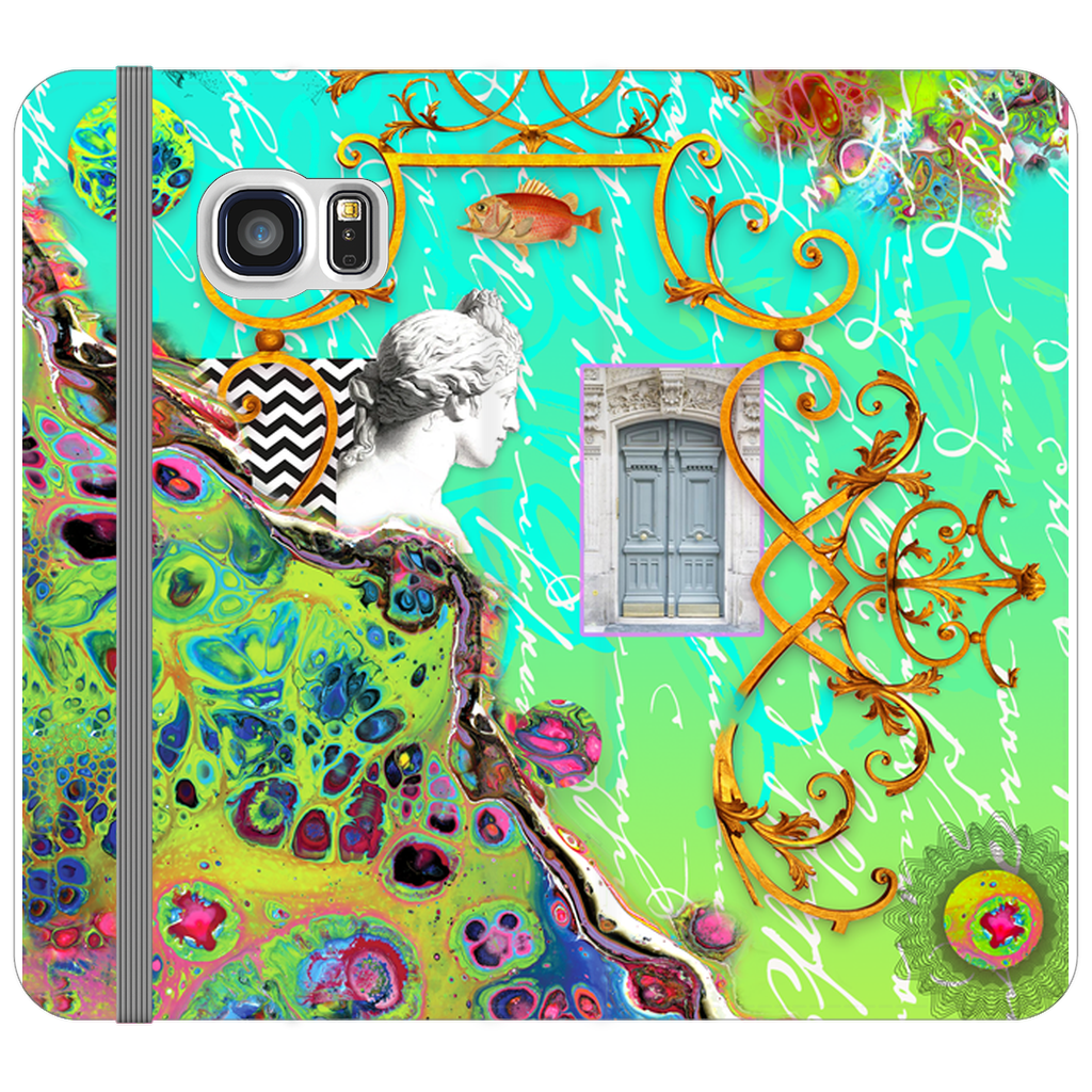 Wild Blue Chinoise Phone Cases