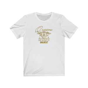 Queens are Born in May (Crowned Heart) Unisex Jersey Short Sleeve Tee