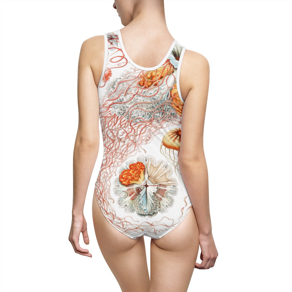 Jellyfish Botanical #2 One-Piece Swimsuit