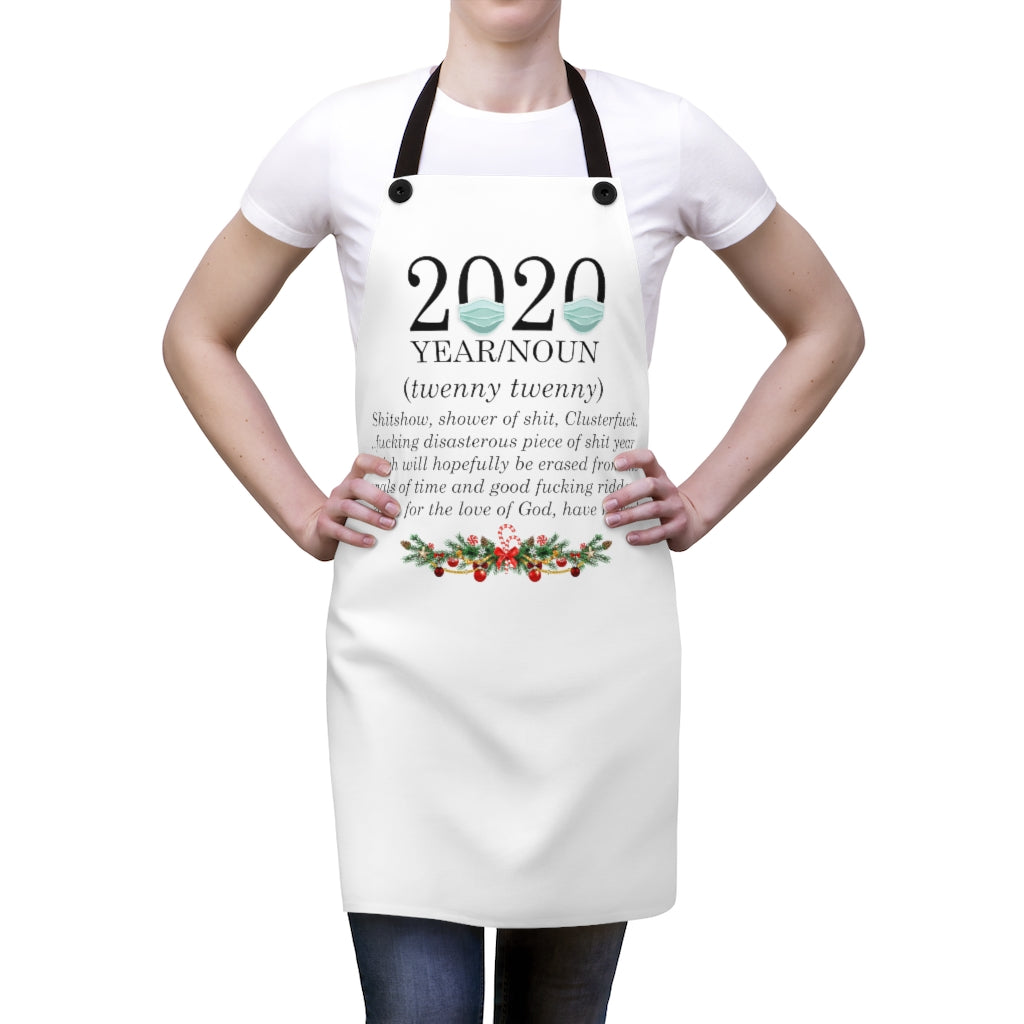 Funny Christmas, "2020 Definition" Twill Apron