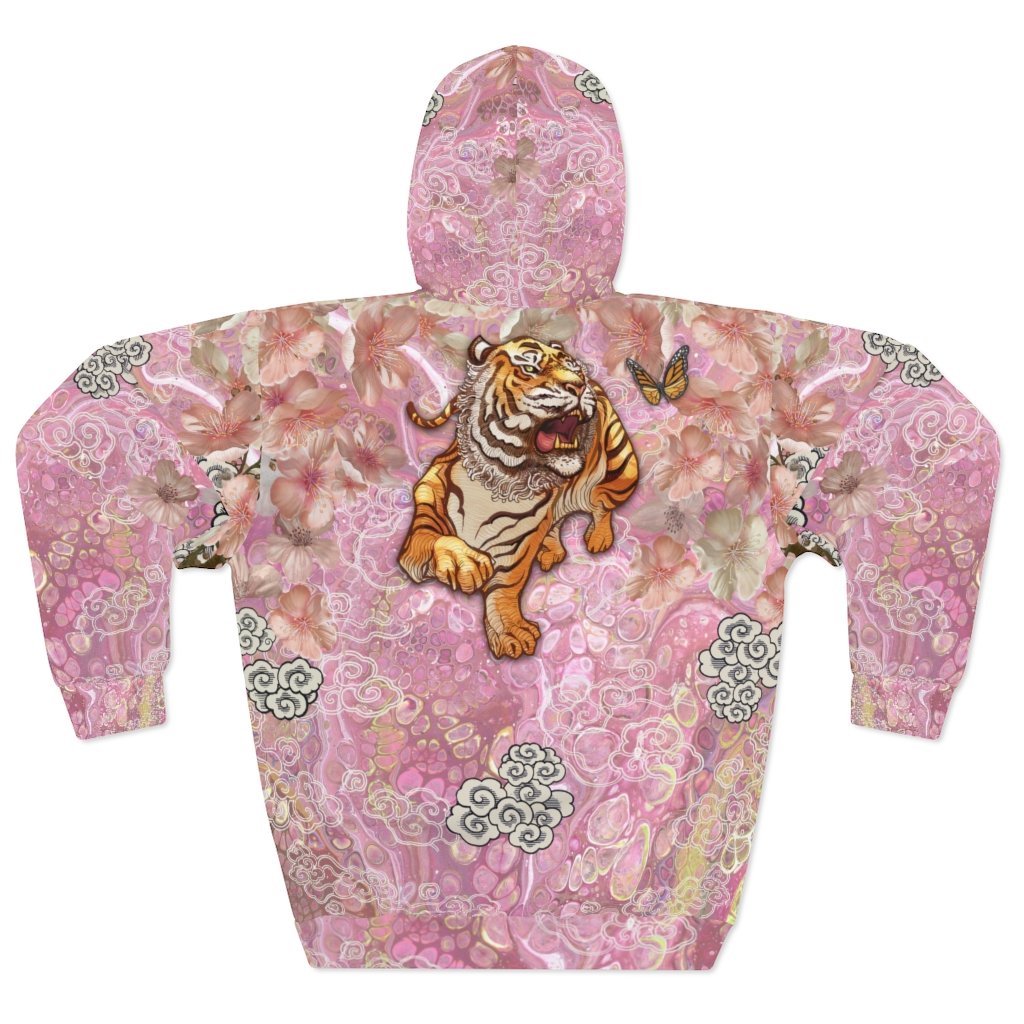 Crouching Tiger  Unisex Zip Hoodie