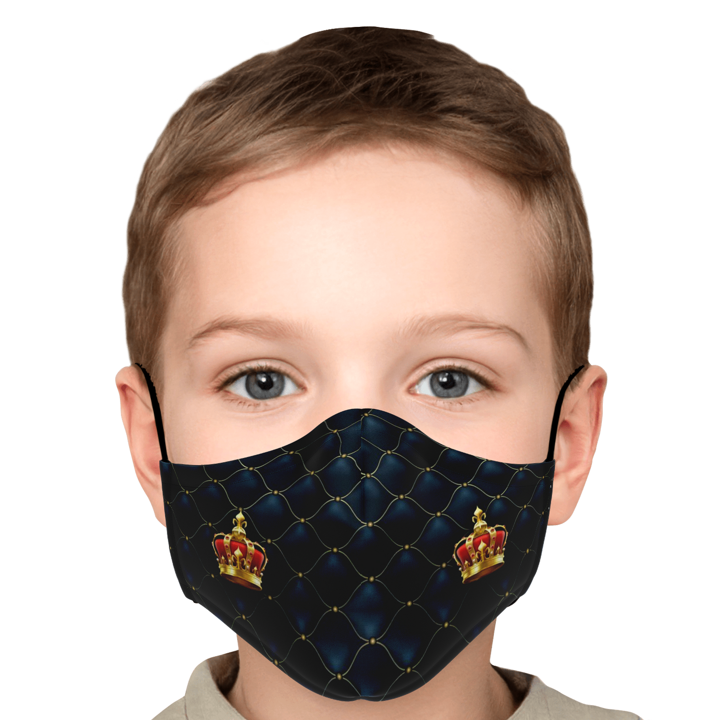 Royal Blue Quilted Face Mask