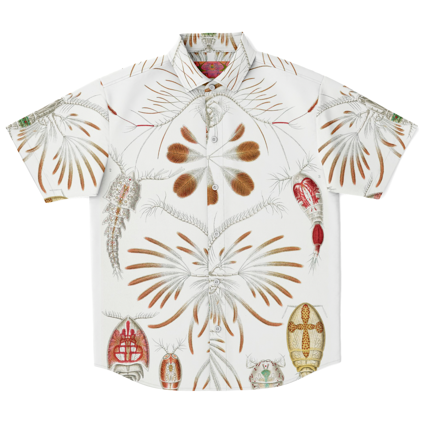 Men's Zoo Plankton Botanical Button-Down Shirt