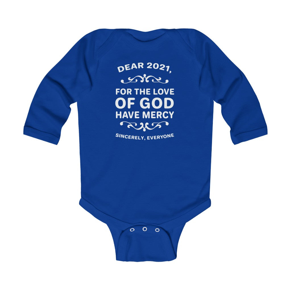 "Dear 2021," Infant Long Sleeve Bodysuit