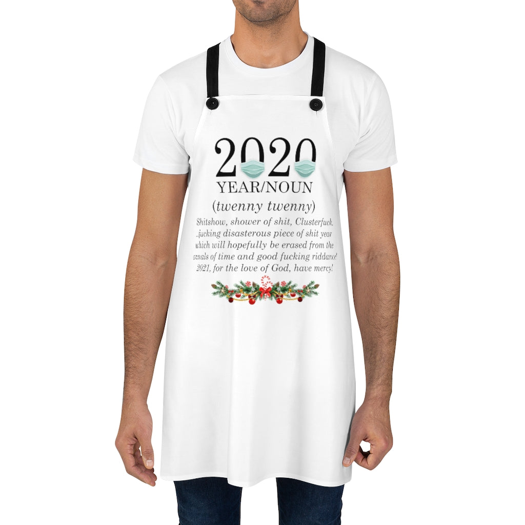 Funny Christmas, "2020 Definition" Twill Apron