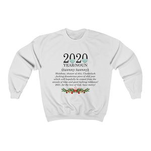 Funny Chrstmas, "2020 Defined" Unisex Heavy Blend™ Crewneck Sweatshirt