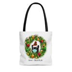 "EW- PEOPLE" Funny Christmas Covid Cat Tote Bag