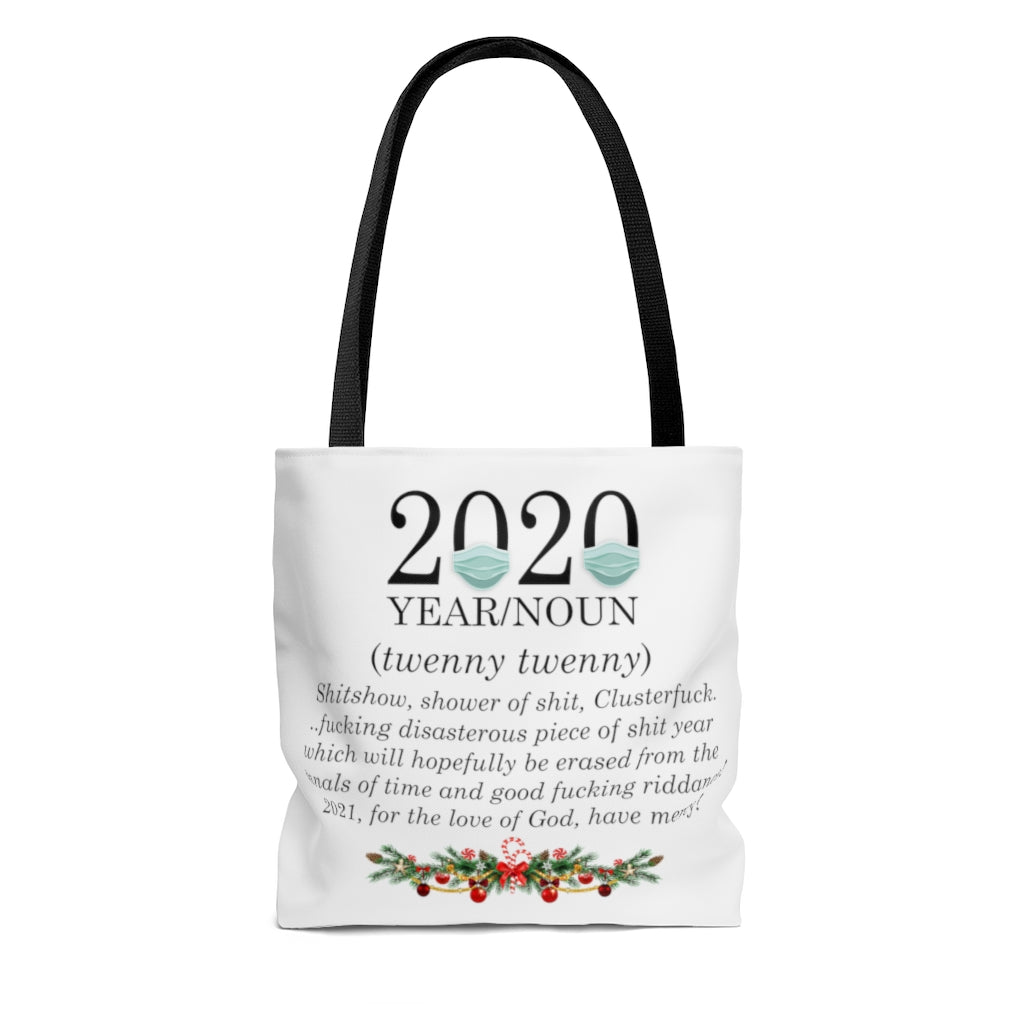 Funny Christmas, "2020 Defined" Tote Bag