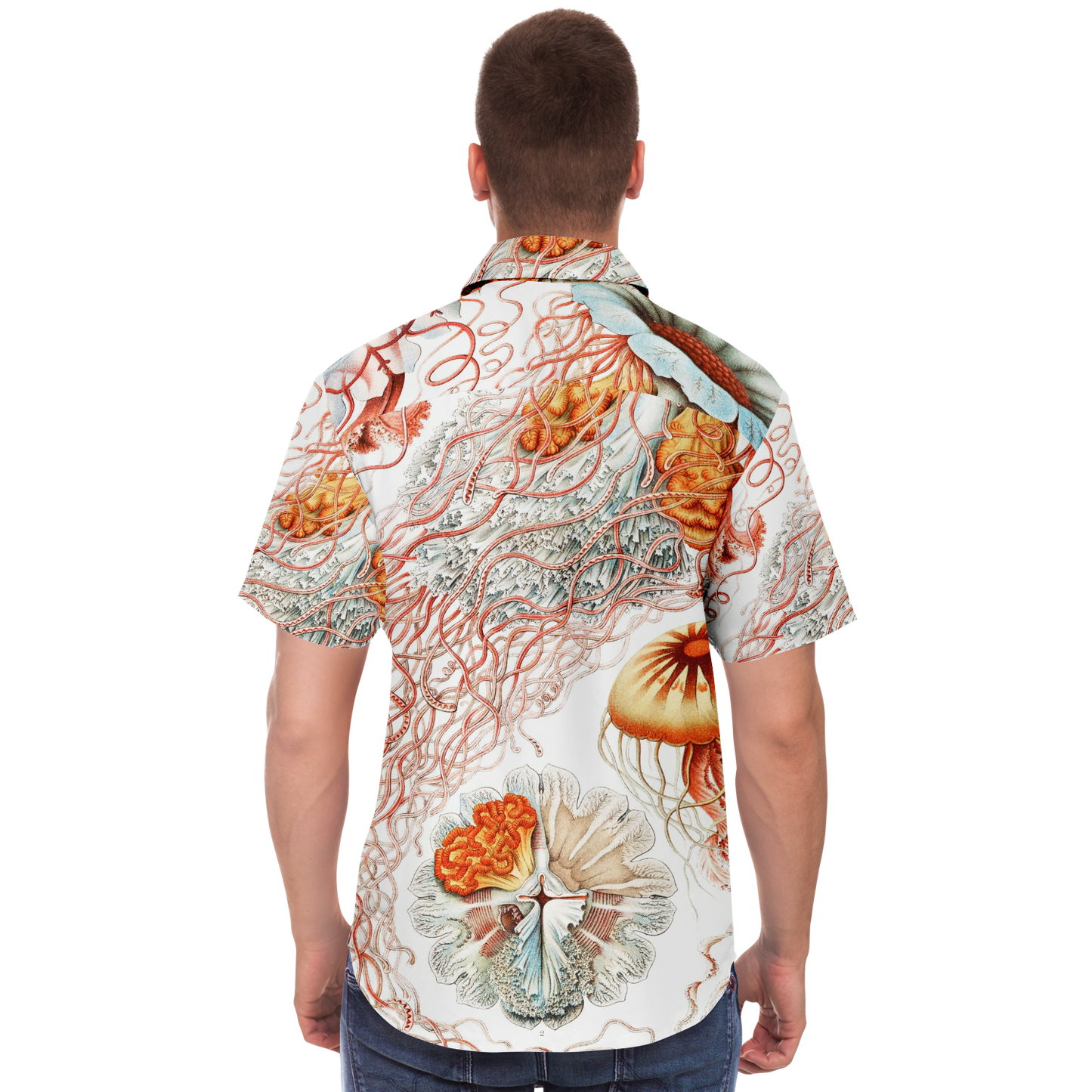 Men's Jellyfish Button-Down Shirt