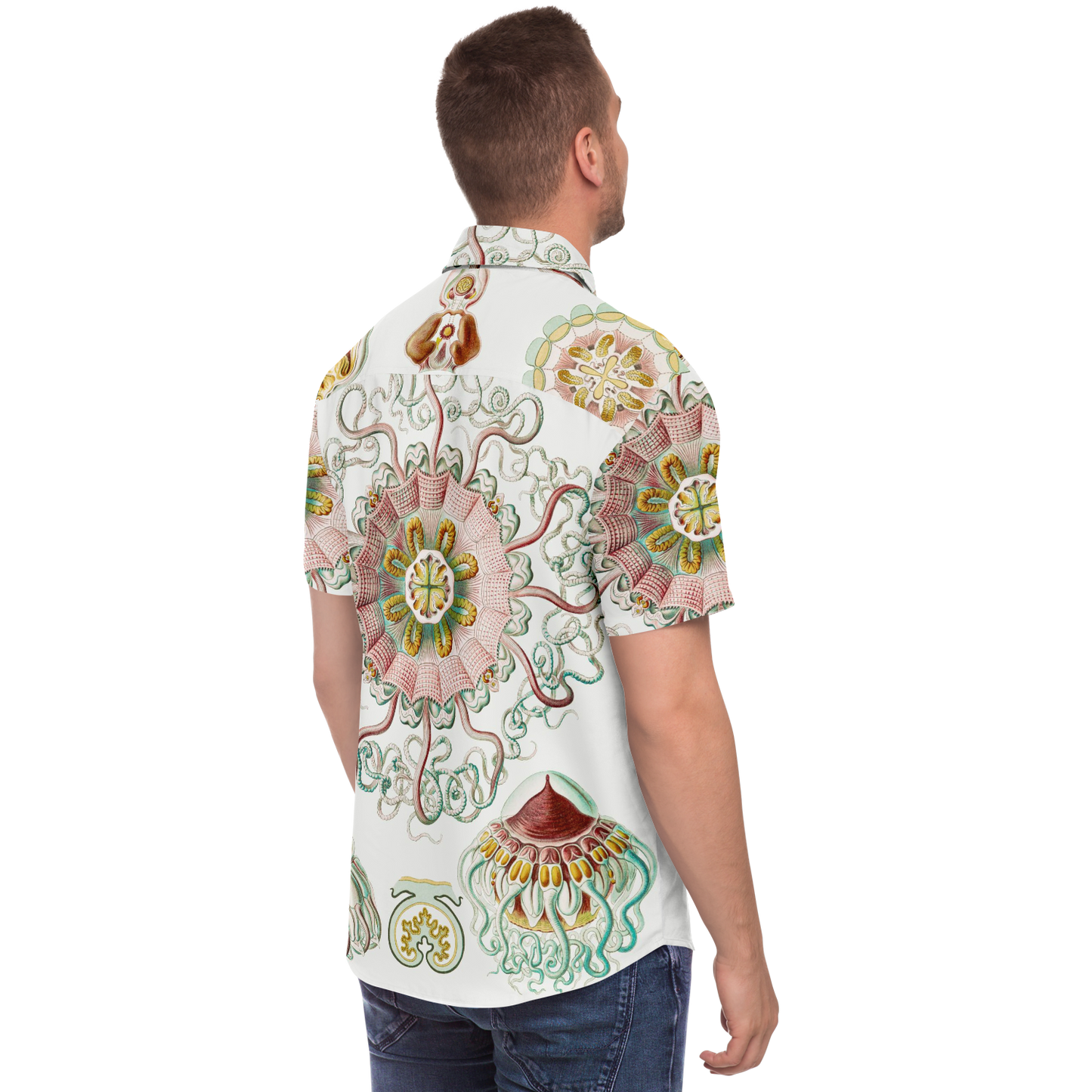 Vintage Jellyfish Button-Down Shirt