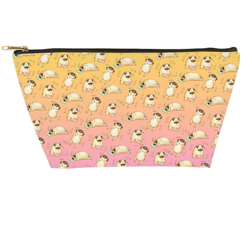 Sleeping Pugs Accessory Pouches