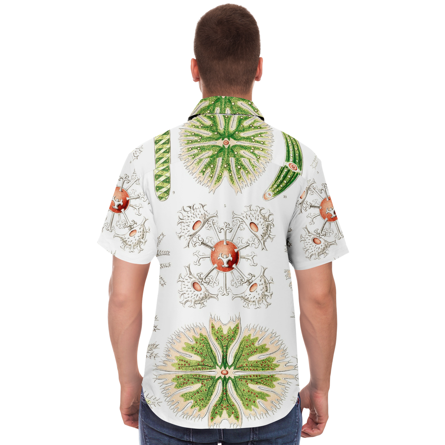 Men's Desmideia Botanical Button-Down Shirt