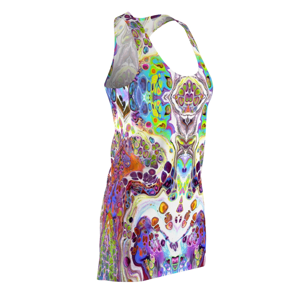 Rainbow Cosmos Racerback Dress