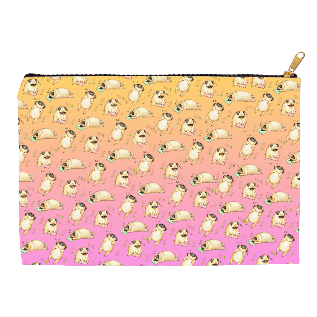 Sleeping Pugs Accessory Pouches