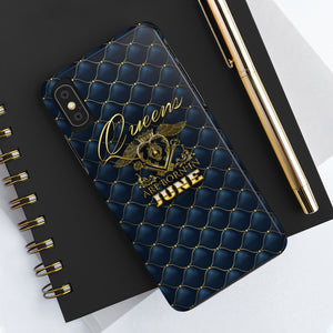 Queens are Born in June Case Mate Tough Phone Cases