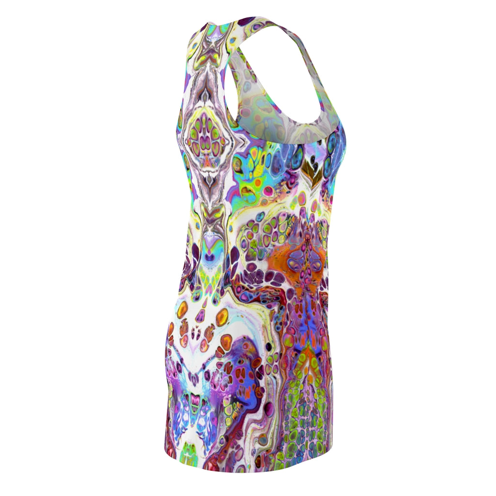 Rainbow Cosmos Racerback Dress