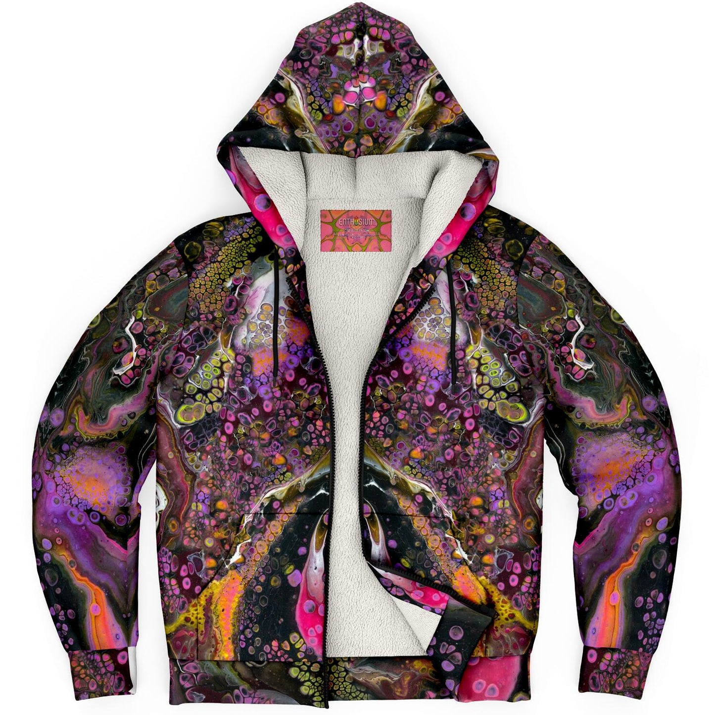 Violet River Pisces Fleece-Lined Zip Hoodie