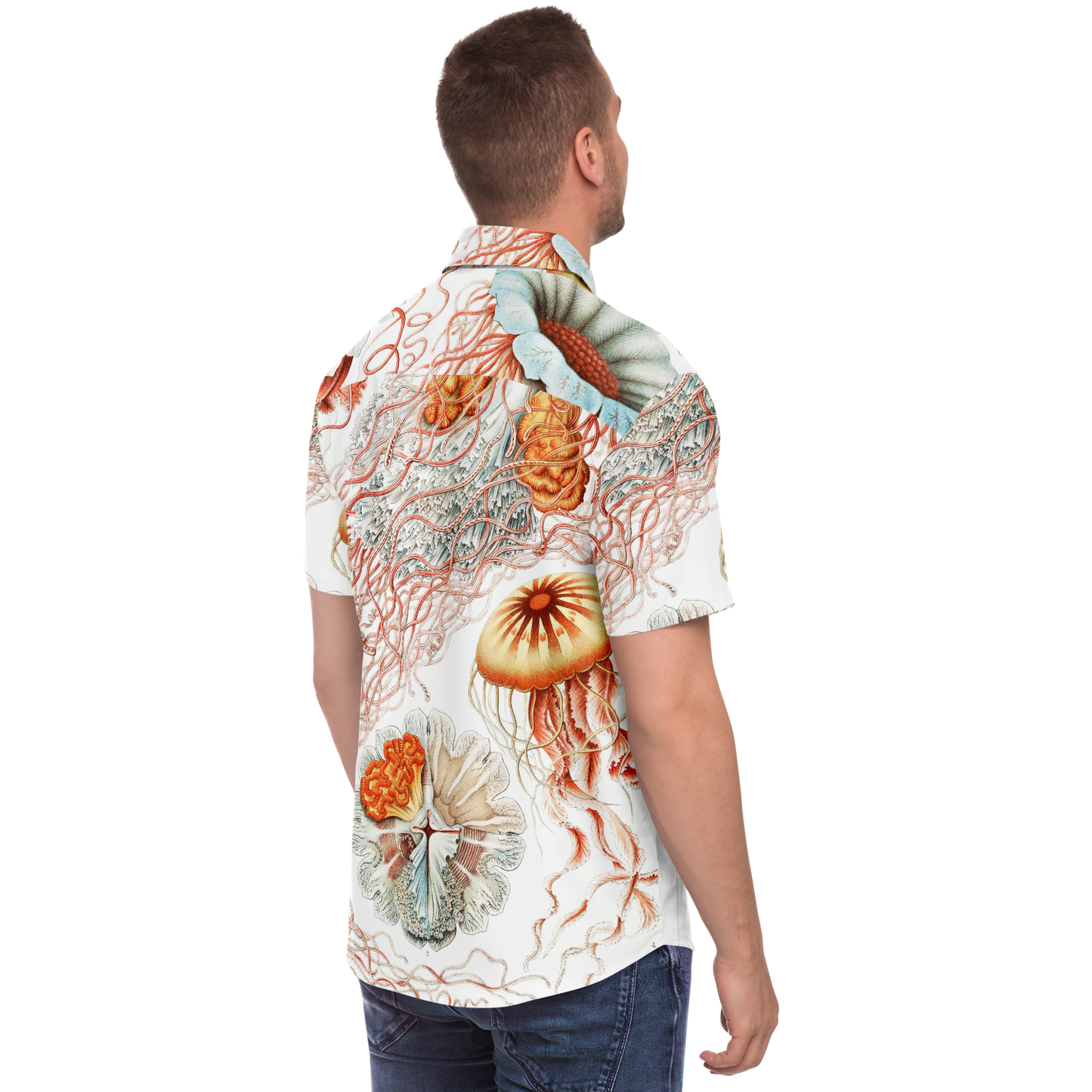 Men's Jellyfish Button-Down Shirt