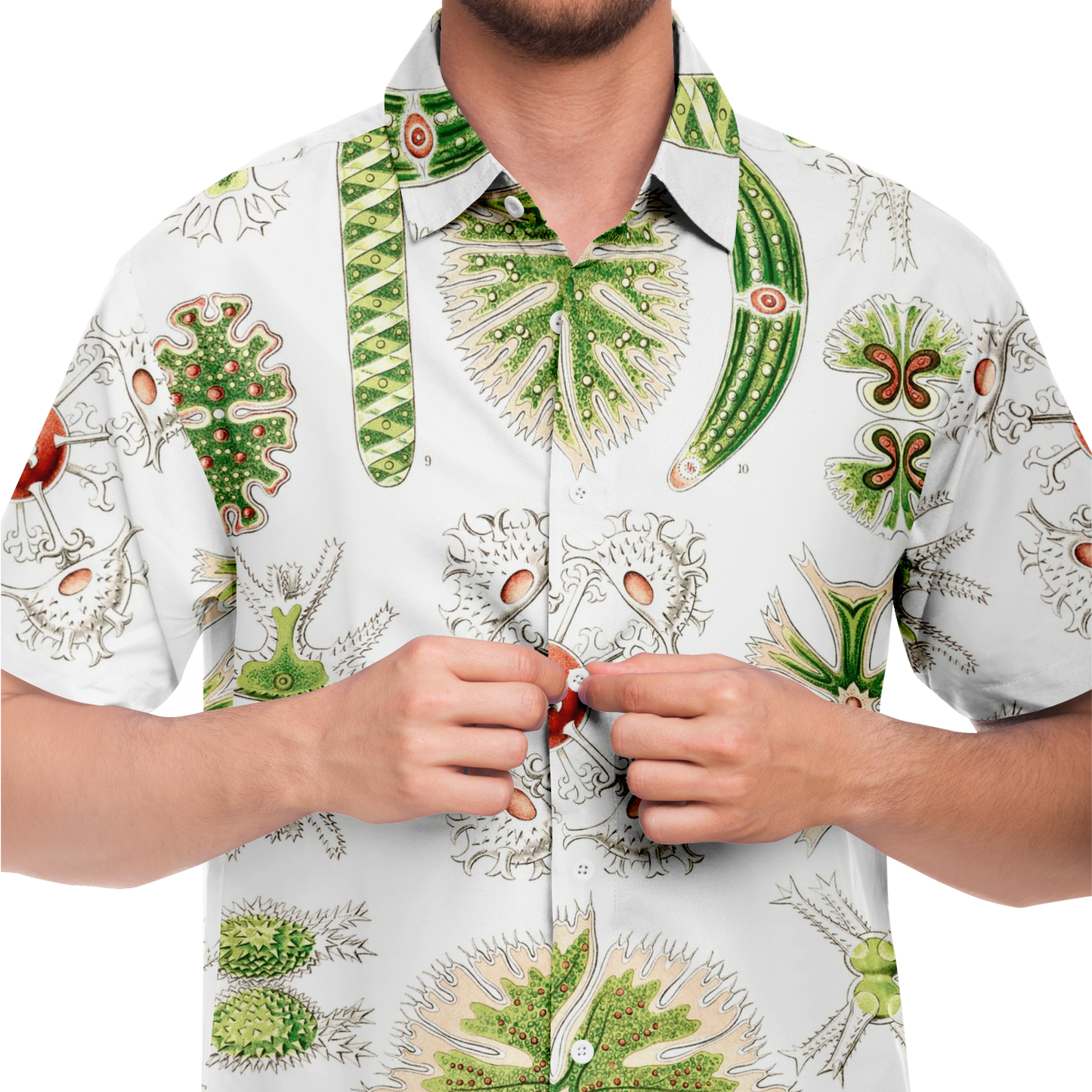 Men's Desmideia Botanical Button-Down Shirt