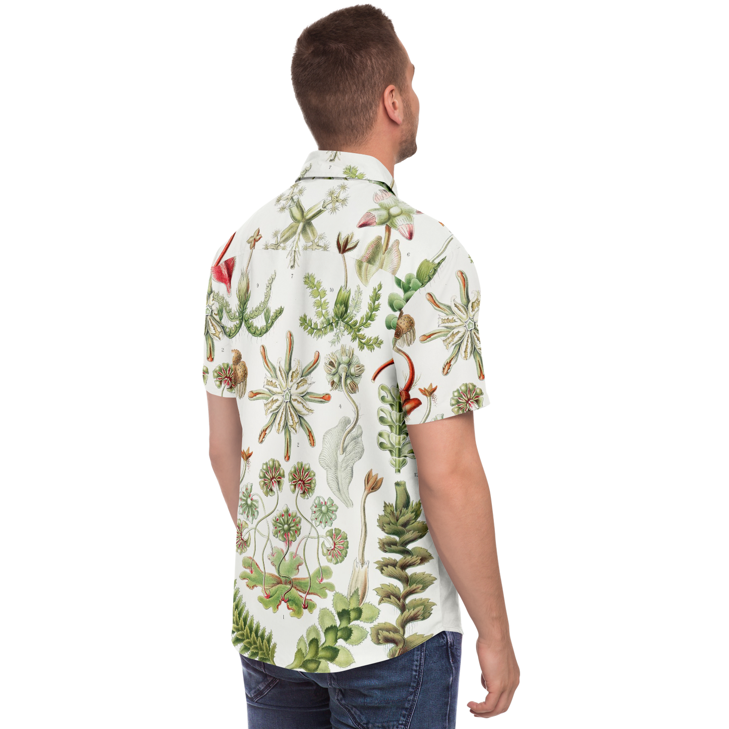 Men's Herbaceous Botanical Button Down Shirt