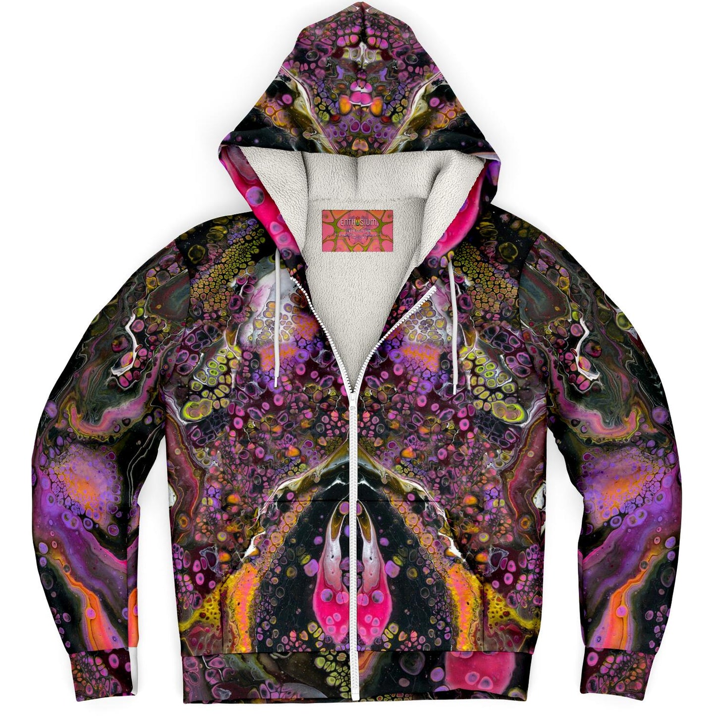 Violet River TAURUS Fleece-Lined Zip Hoodie