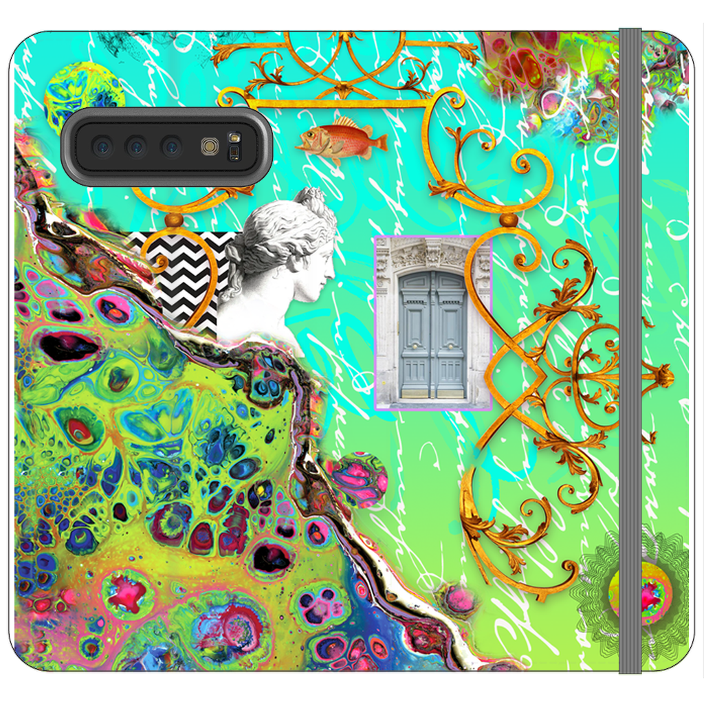 Wild Blue Chinoise Phone Cases