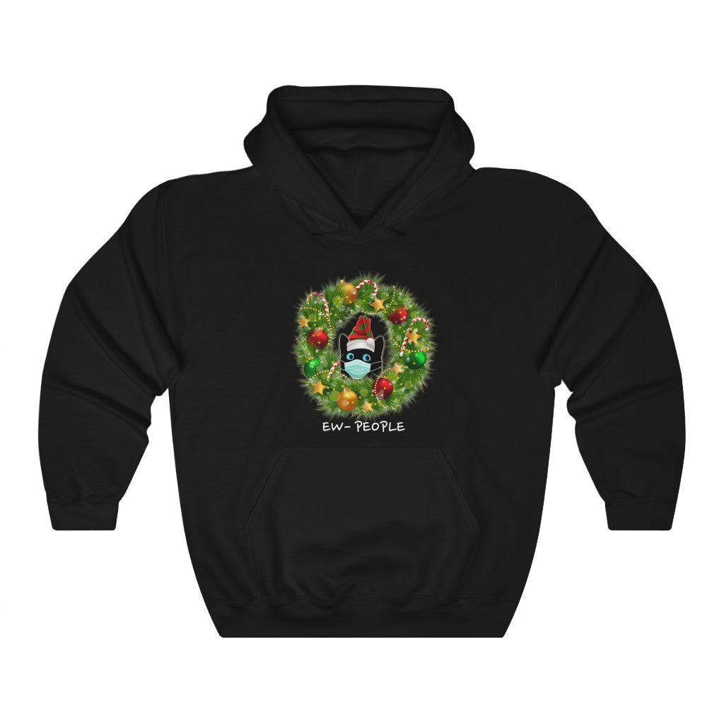 Funny Christmas Hoodie, "EW PEOPLE" Unisex Heavy Blend™ Hooded Sweatshirt